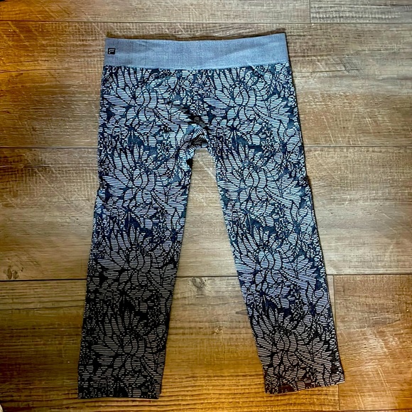 Fabletics Sebastian Seamless Tights Stone Jacquard - Picture 3 of 3